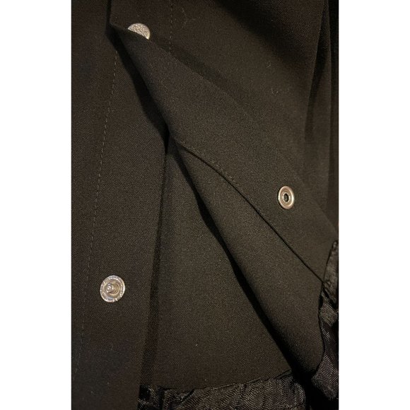 Vintage 90s ABS Allen Schwartz Pants Flare Leg Metallic Studs Size 6 - Picture 7 of 8